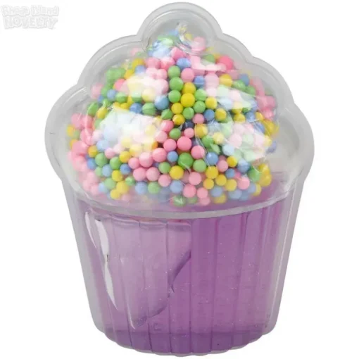 3.25" Sprinkle Cupcake Putty Assorted Colors