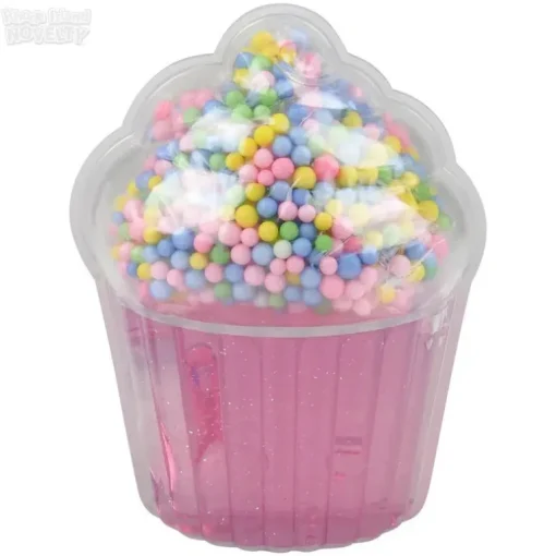 3.25" Sprinkle Cupcake Putty Assorted Colors