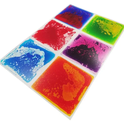19.7" Square Liquid Sensory Floor Tile