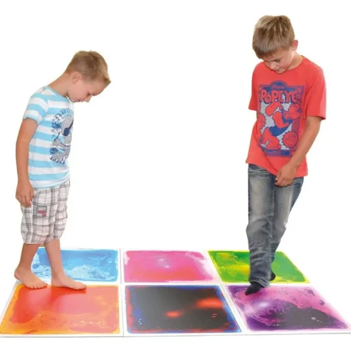 19.7" Square Liquid Sensory Floor Tile