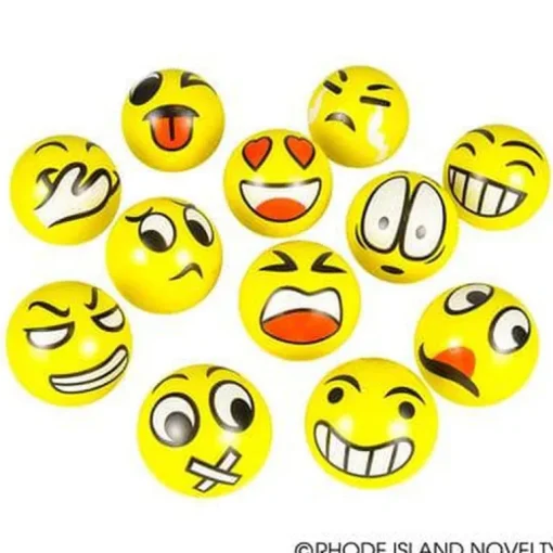 3" Squeeze Emoticon Ball
