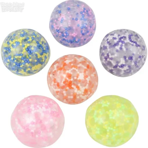 1.6" Squish Sticky Beaded Orbs 3 Pack