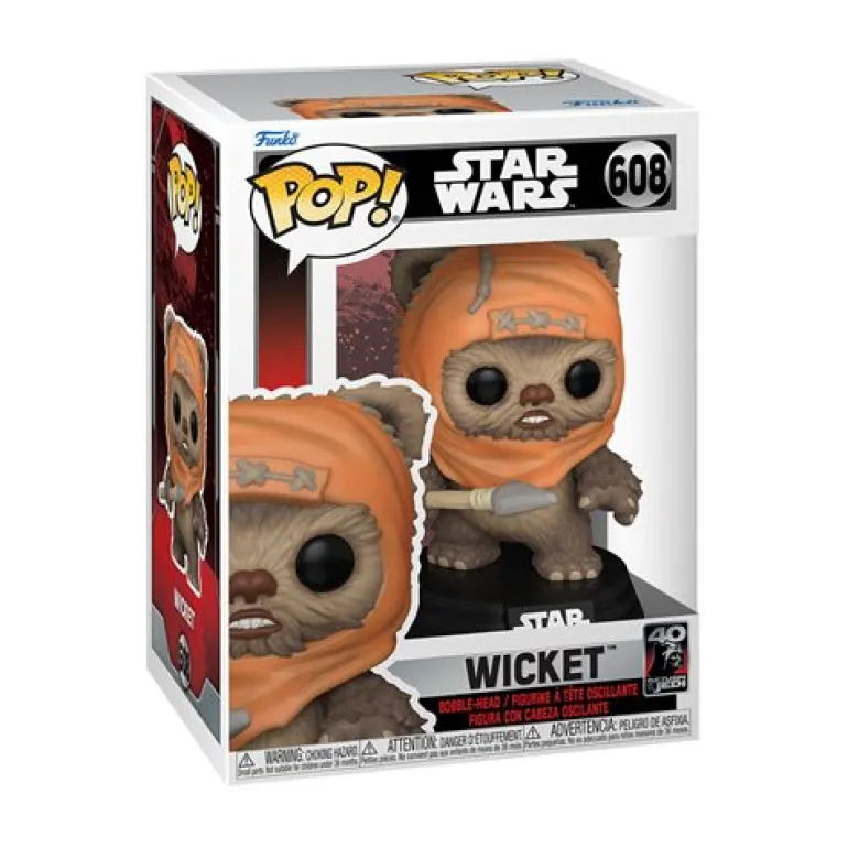 Star Wars: Return of the Jedi 40th Anniversary - Wicket Funko Pop! Vinyl Figure