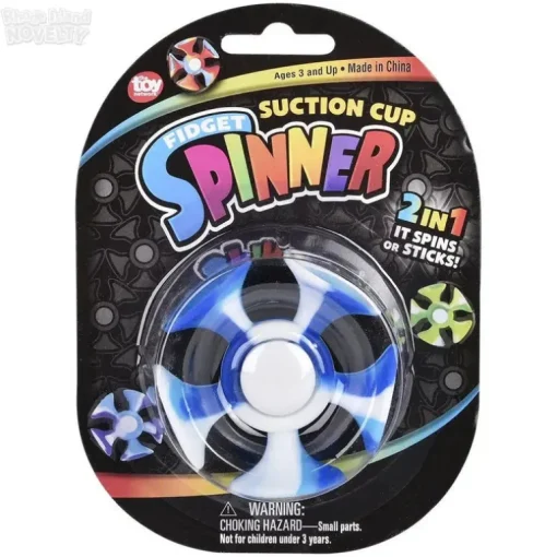 2.5" Suction Cup Fidget Spinner