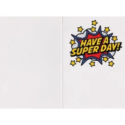 Super Hero Foil Birthday Card