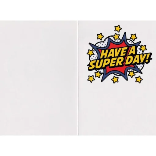 Super Hero Foil Birthday Card