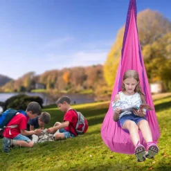 The Snuggle Swing Hanging Chair in 4 different colors