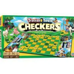 Tractor Town Checkers Board Game