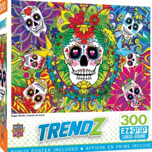 Trendz - Sugar Skulls - 300 Piece EZGrip Puzzle