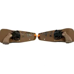 Western Deputy Double Holster Set Cap Guns 8.5" Long