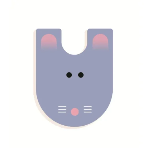 Wood Letters Graphic Animal - U