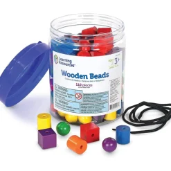 Wooden Beads - Lacing