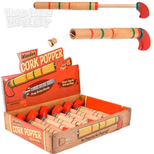 8" Wooden Pop Gun