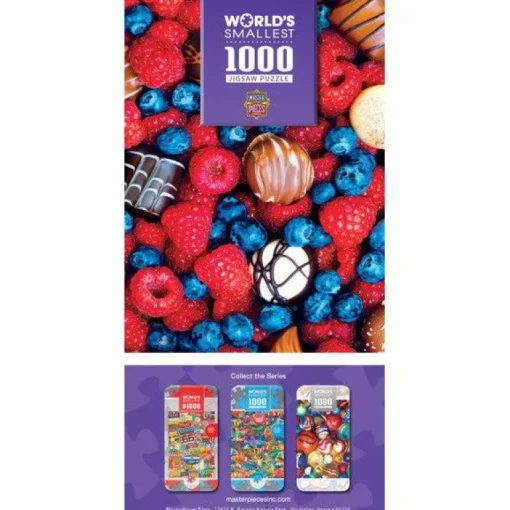 World's Smallest - Sweet Delights - 1000 Piece Puzzle in a Tin